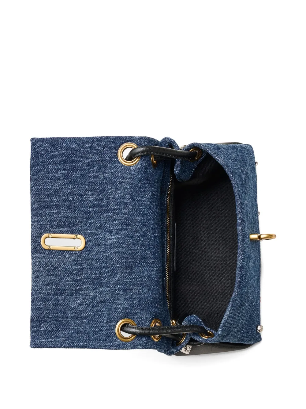Marc Jacobs Mini Dual Denim Bag In Blue