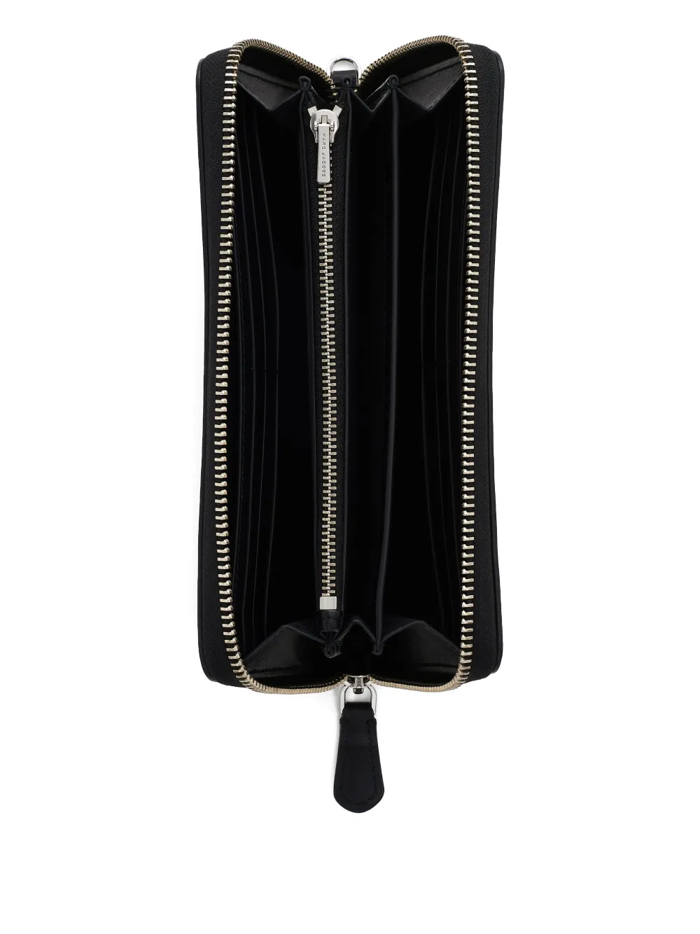 Marc Jacobs The Continental leren portemonnee met logoplakkaat Zwart