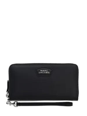 Marc Jacobs The Leather Top Zip Multi Wallet | Black | FARFETCH
