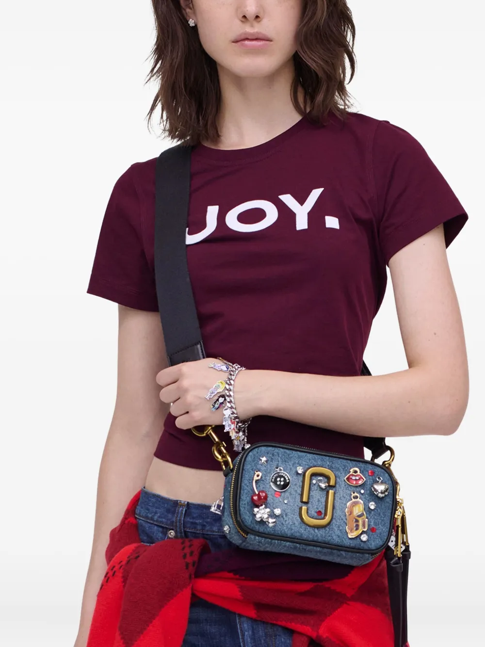 Marc Jacobs Borsa a tracolla Snapshot con ciondolo | Image 2
