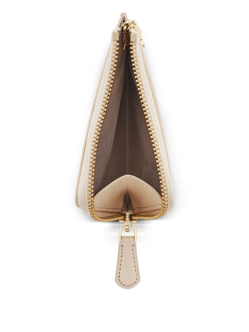 Marc Jacobs The Everyday Leather Top Zip Wallet In Neutral