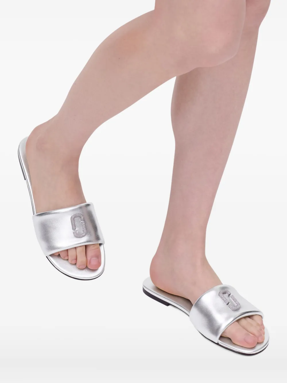 Marc Jacobs Sandalen met metallic-effect Zilver