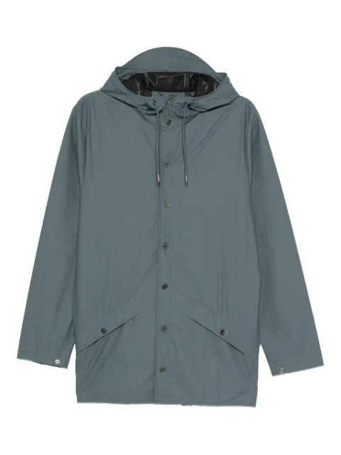 Rains snap-button hooded raincoat