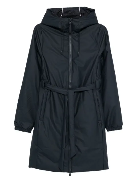 Rains hooded belted coat