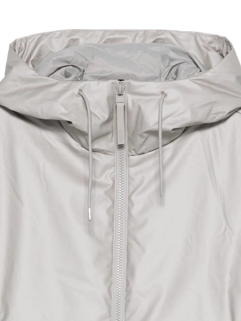 Rains Donsjack met capuchon Grijs