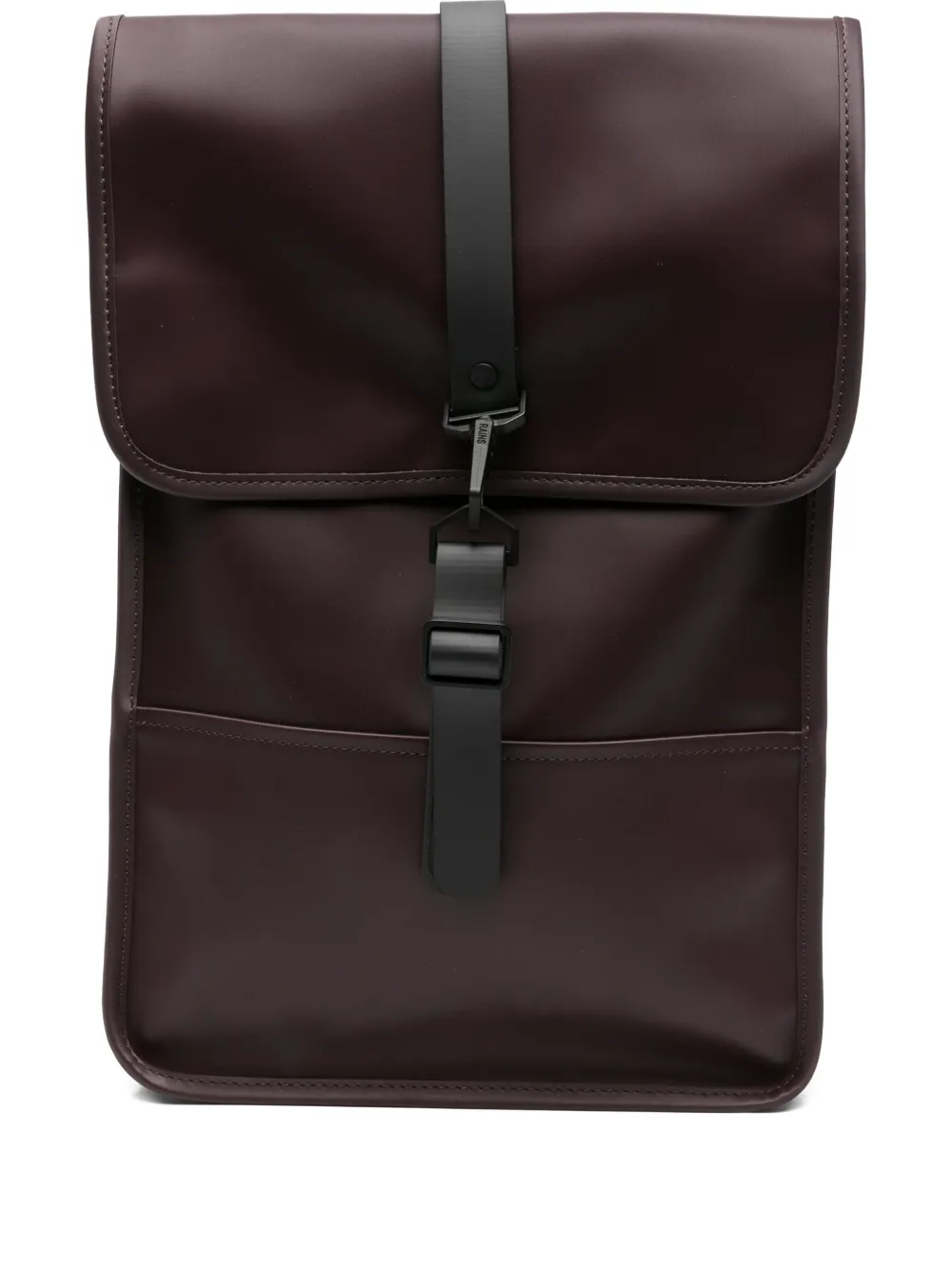 Rains buckle-fastening backpack | Black | Image 1