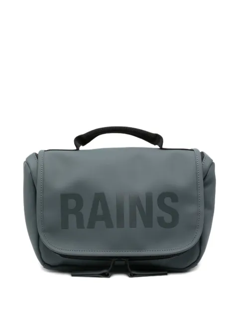 Rains logo-print wash bag