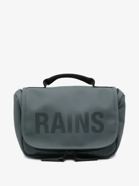 Rains logo-print wash bag