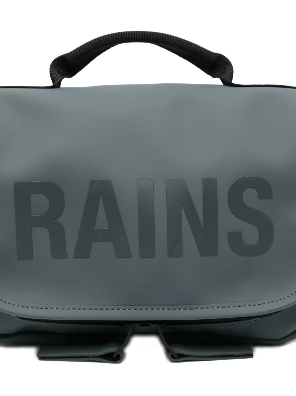 Rains Toilettas met logoprint Blauw