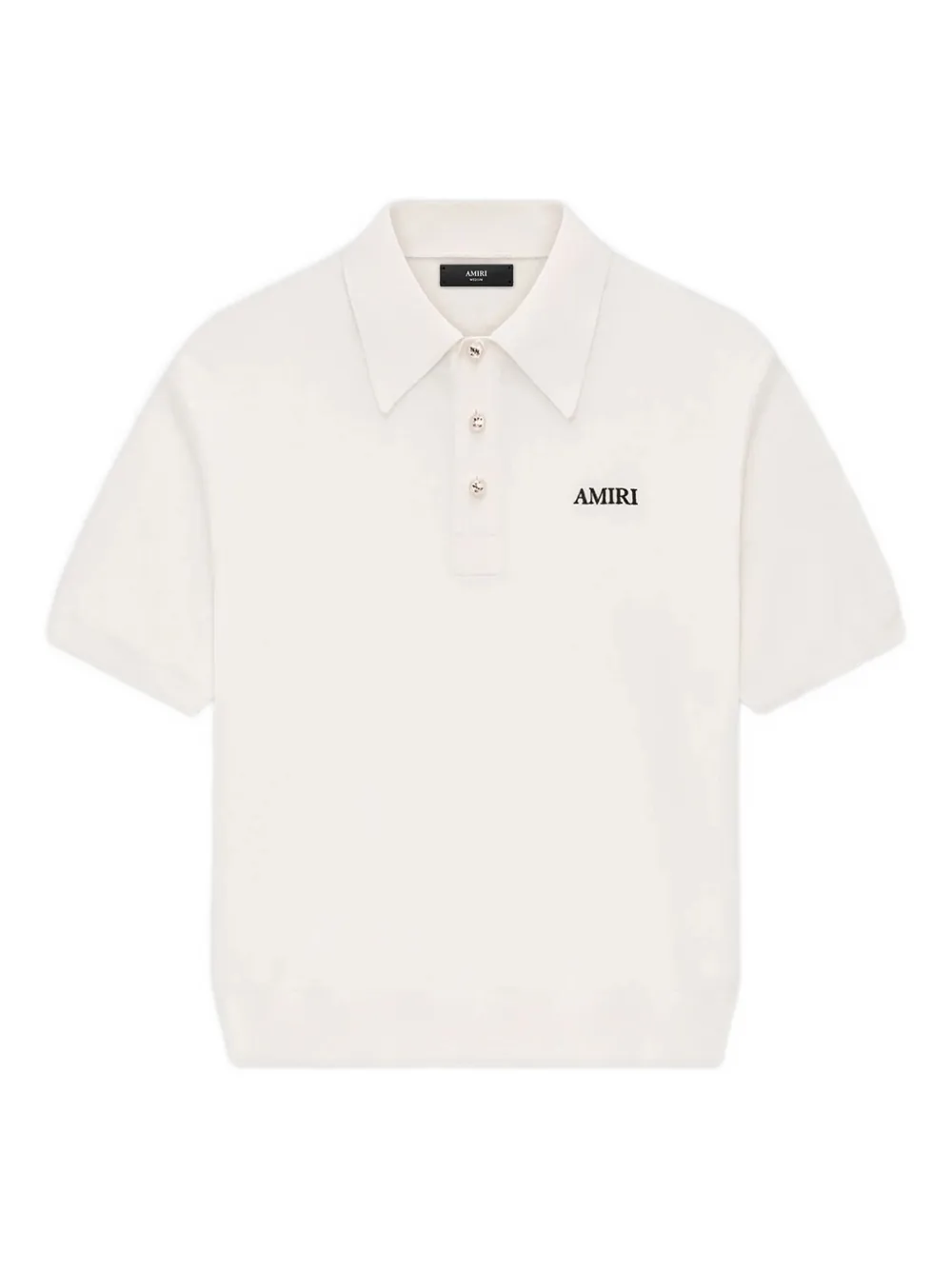 AMIRI Sport ショートスリーブ ポロシャツ - ホワイト AMIRI Sport ショートスリーブ ポロシャツ - ホワイト