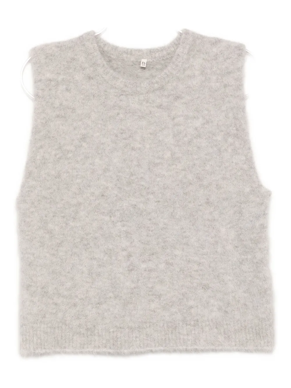 R13 Deep Armhole Vest In Gray