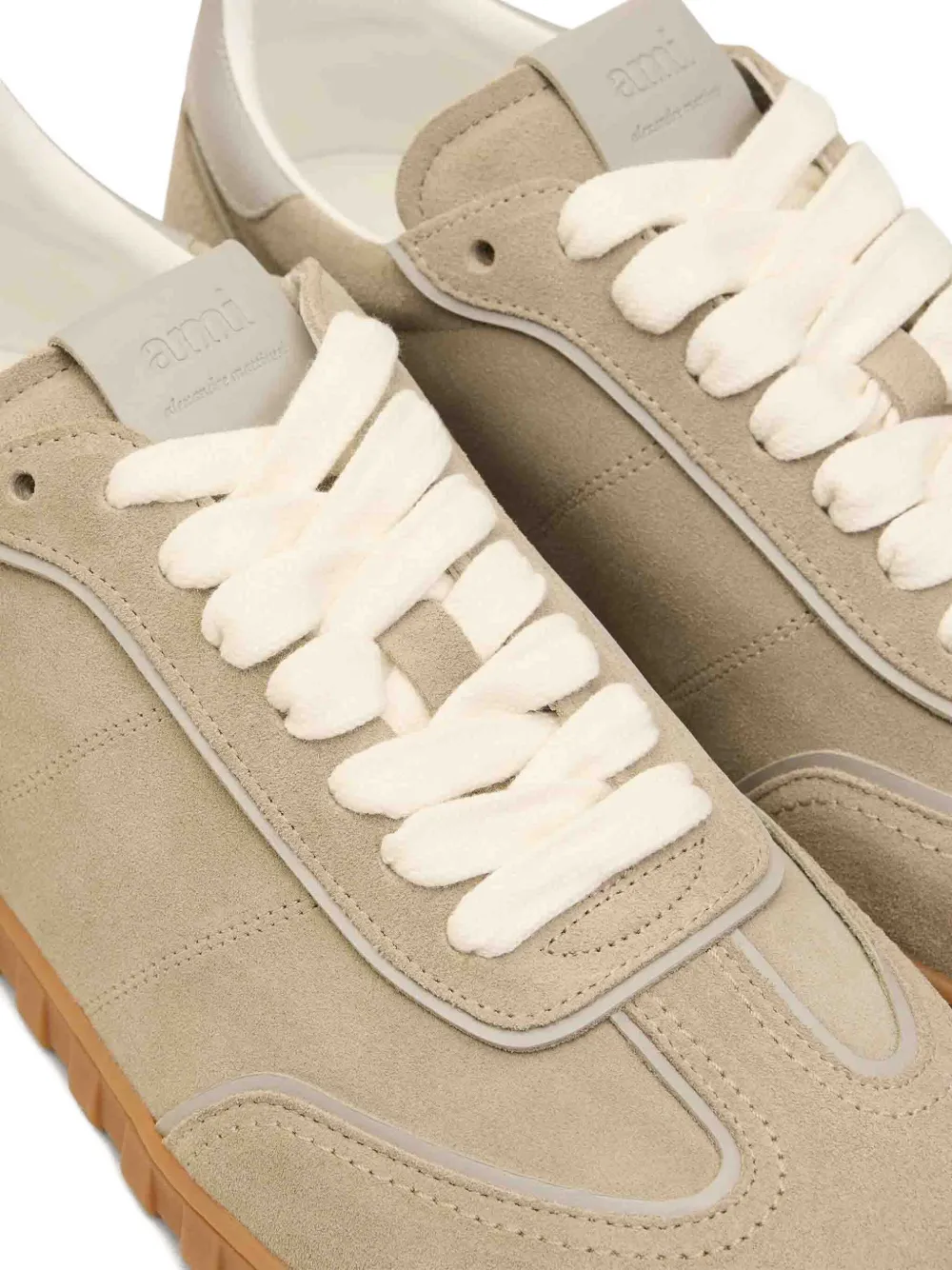 AMI Paris suede sneakers Neutrals