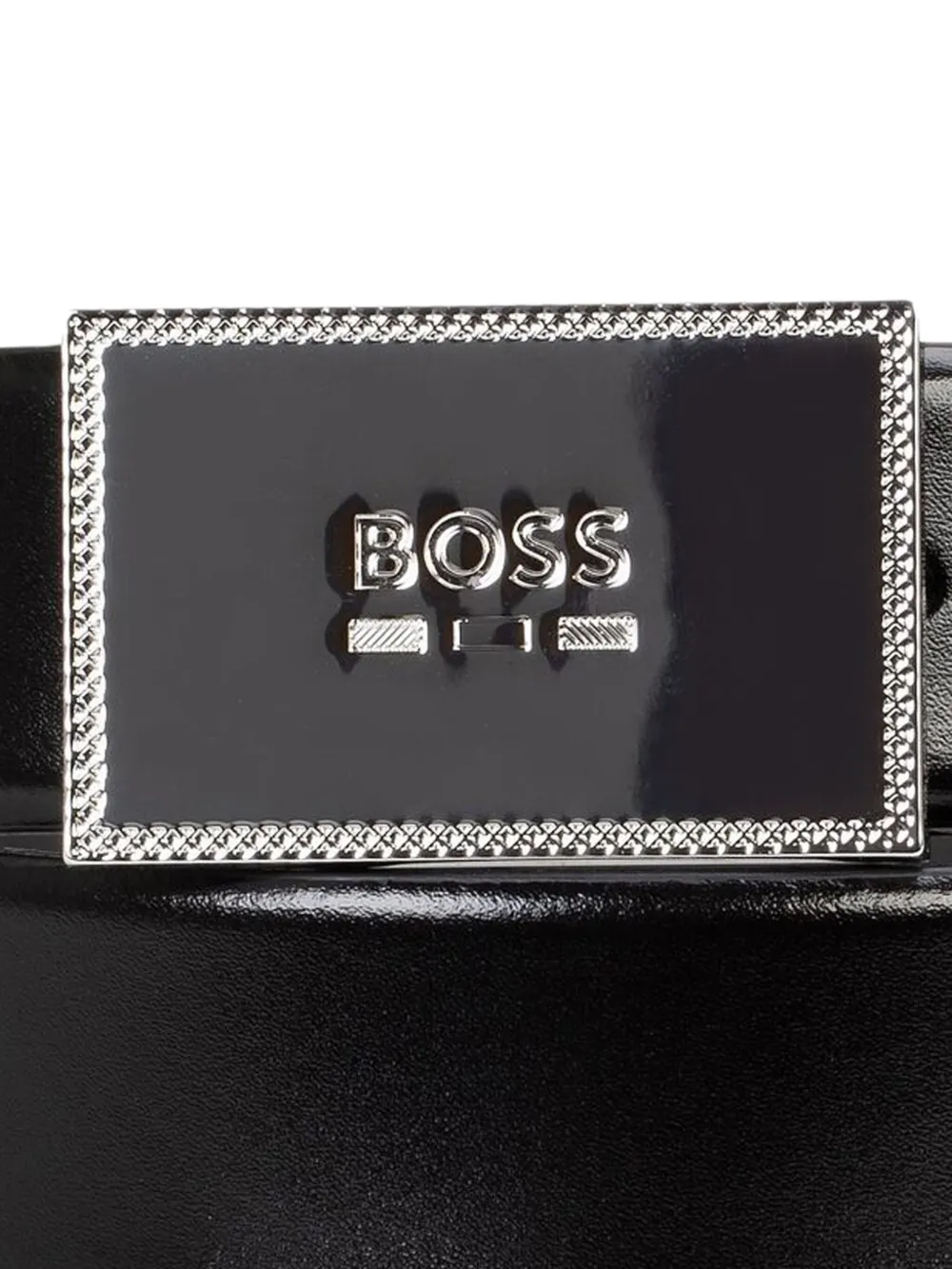 BOSS logo-buckle leather belt | Image 2