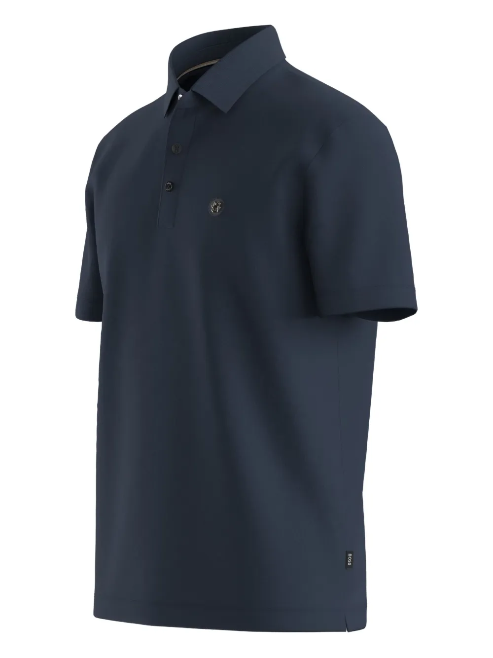 BOSS Poloshirt met logopatch Blauw