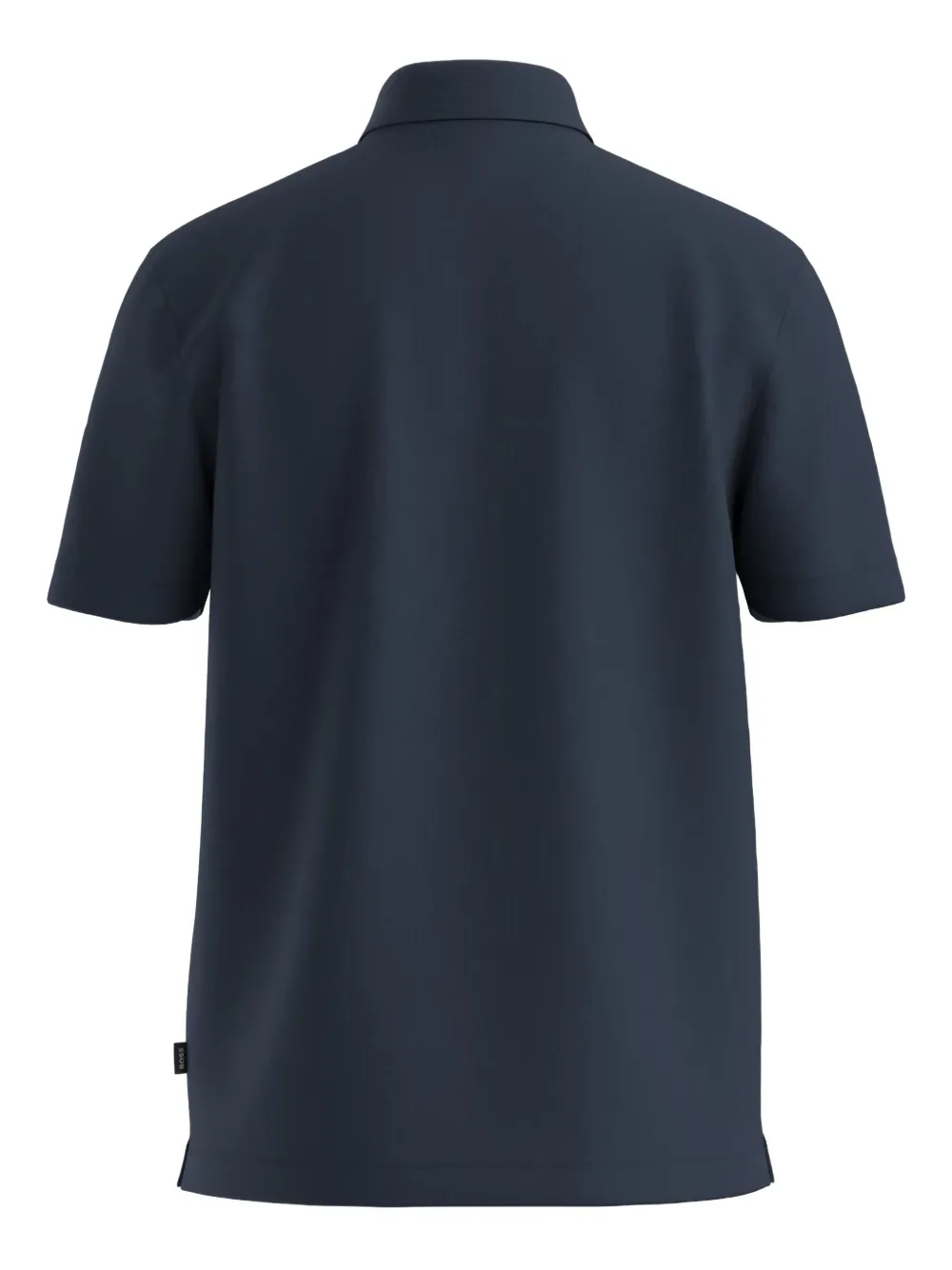 BOSS Poloshirt met logopatch - Blauw
