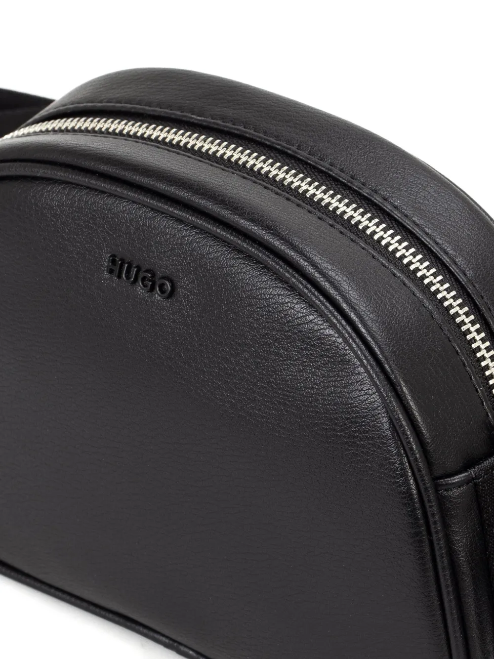 HUGO Schoudertas met rits Zwart