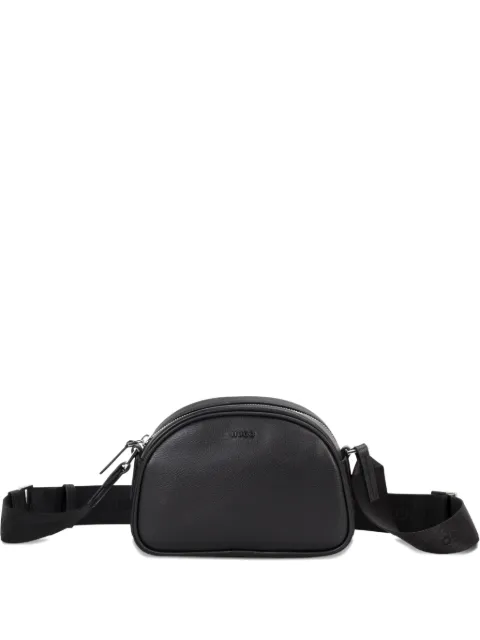 HUGO curved zip-fastening shoulder bag