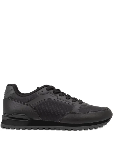 BOSS patterned lace-up sneakers