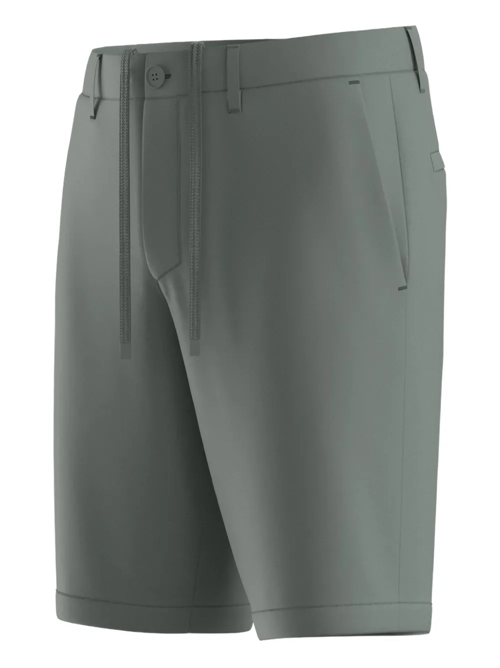 Hugo Boss Button-closure Shorts In Green
