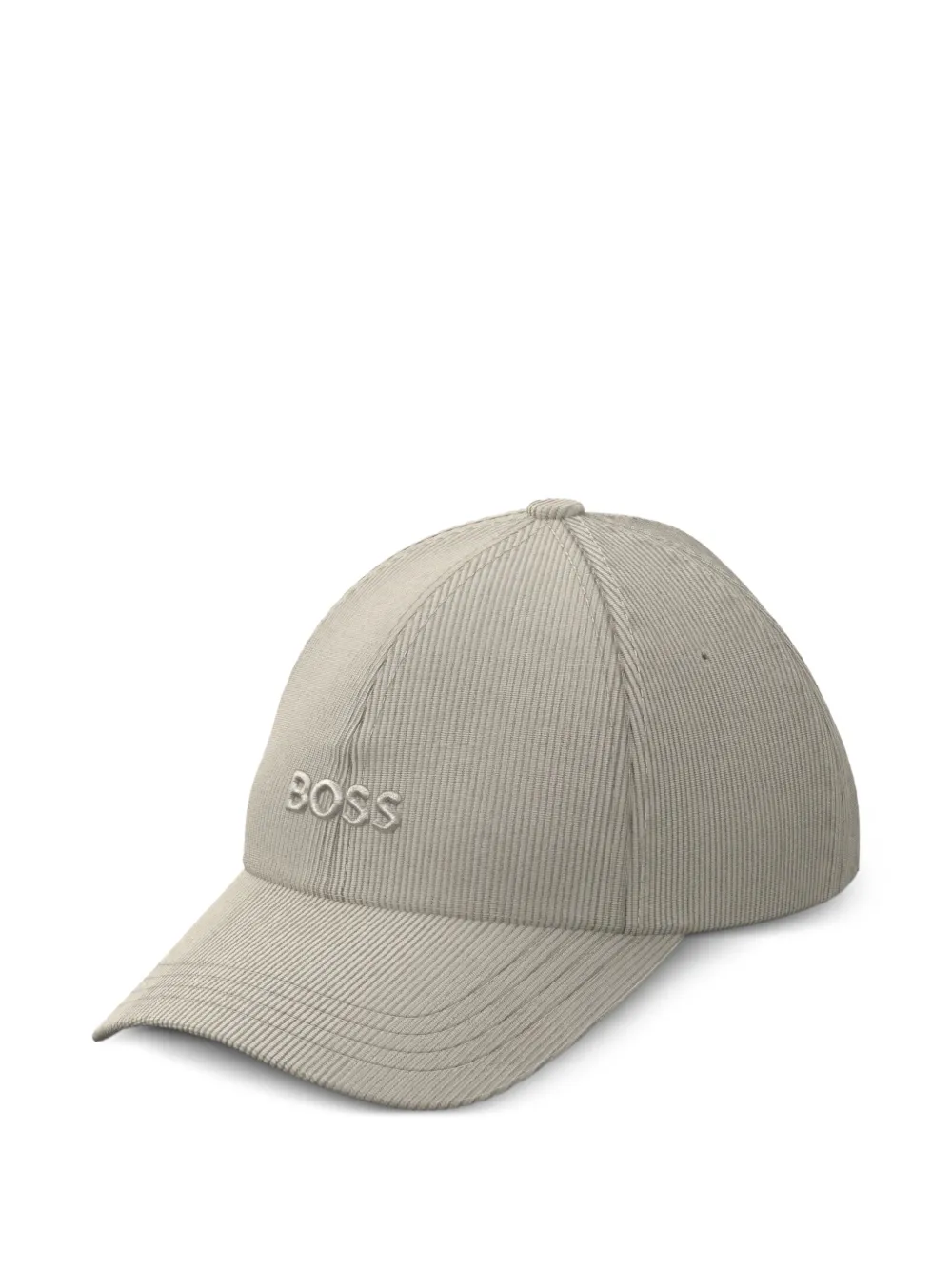 Hugo Boss Corduroy Cap In Neutral