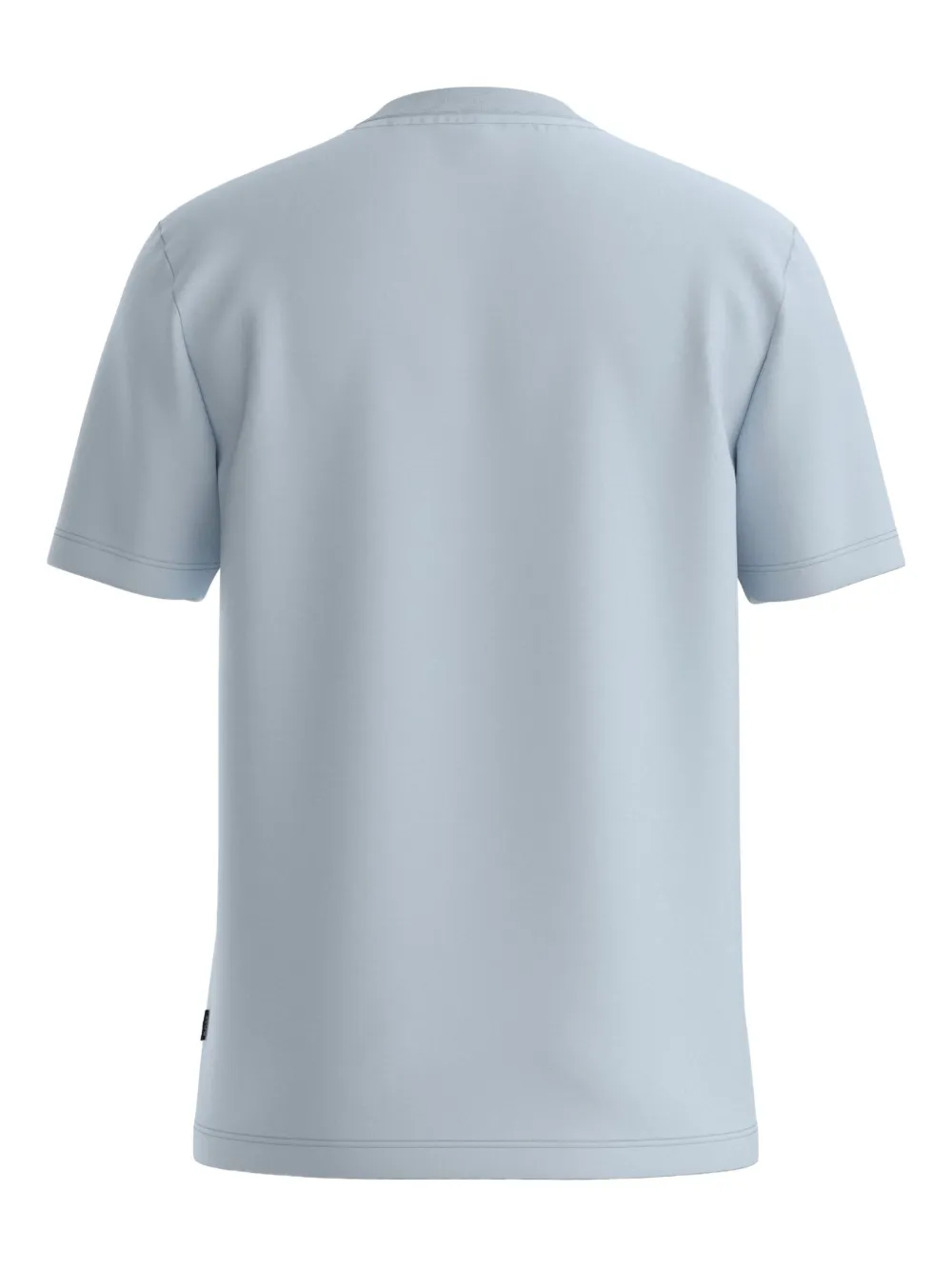 BOSS T-shirt met logo-reliëf - Blauw