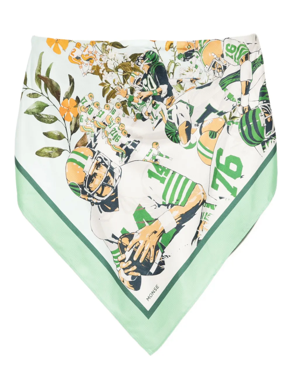 Monse printed bandana top | Green | Image 1