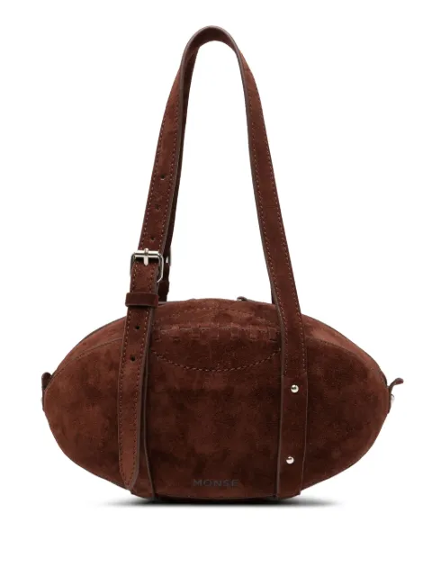 Monse suede football bag