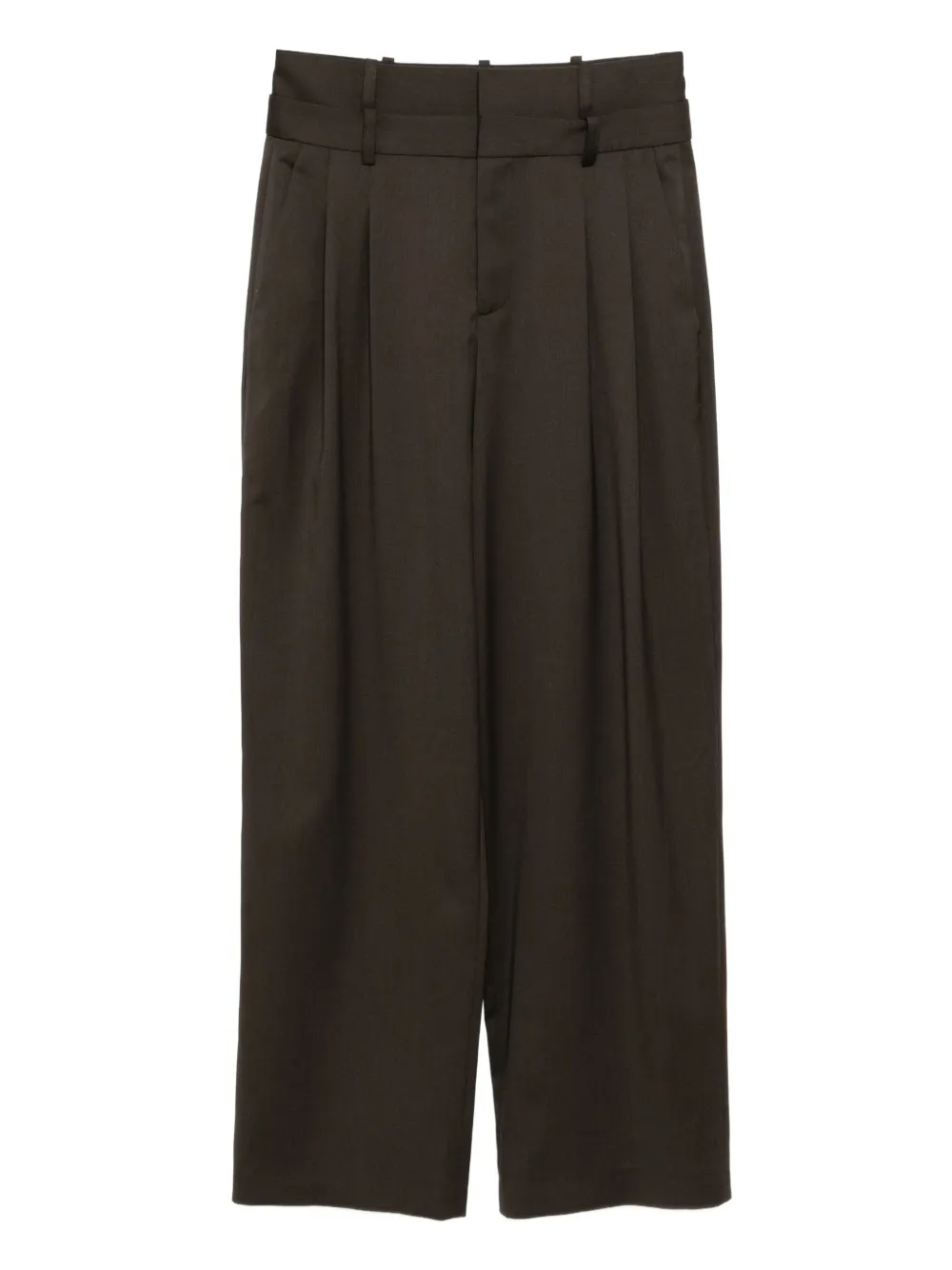 Monse tailored double waistband trousers | Brown | Image 1