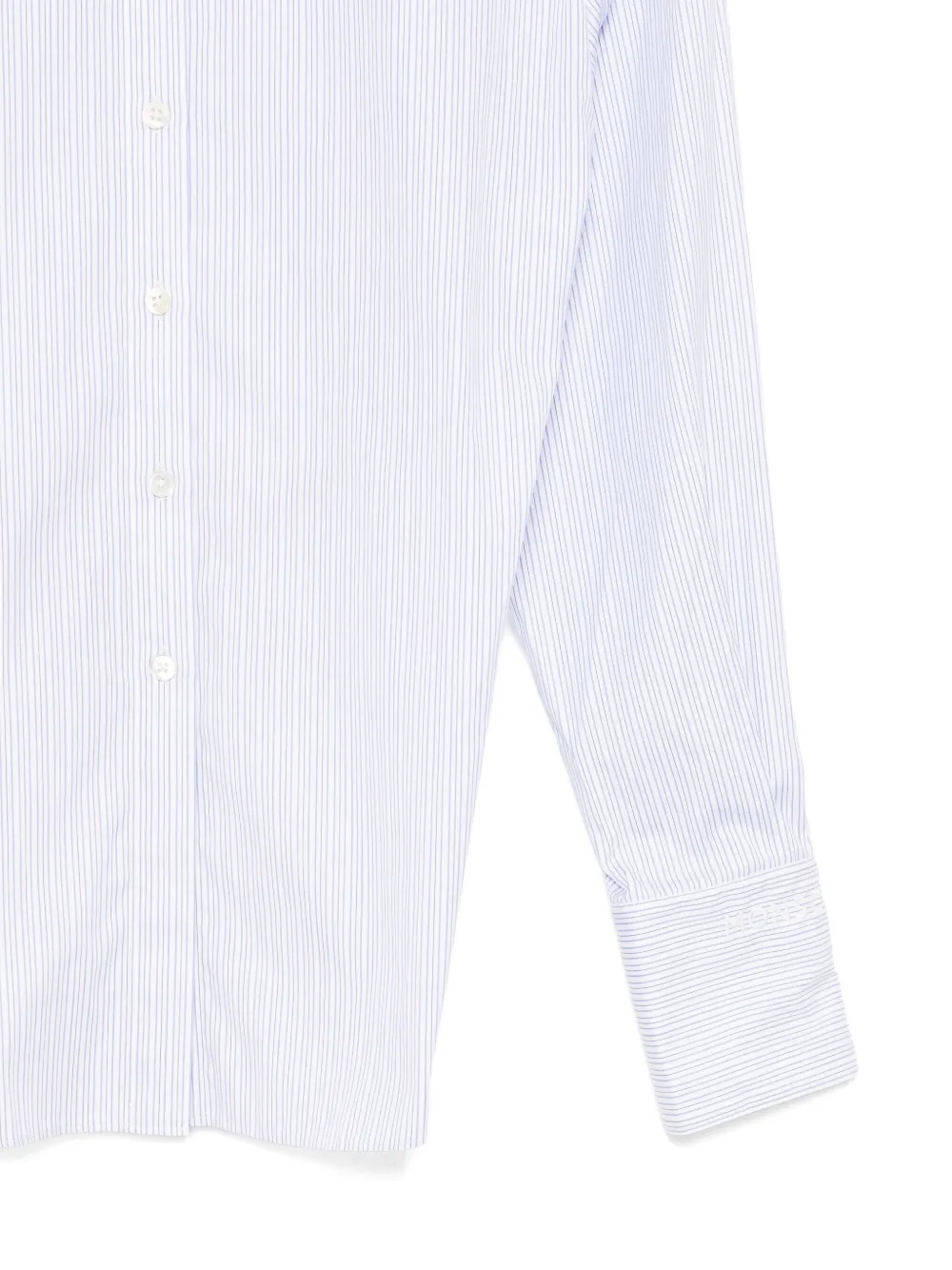 Monse Button Down With Back Belt Shirt In Blue