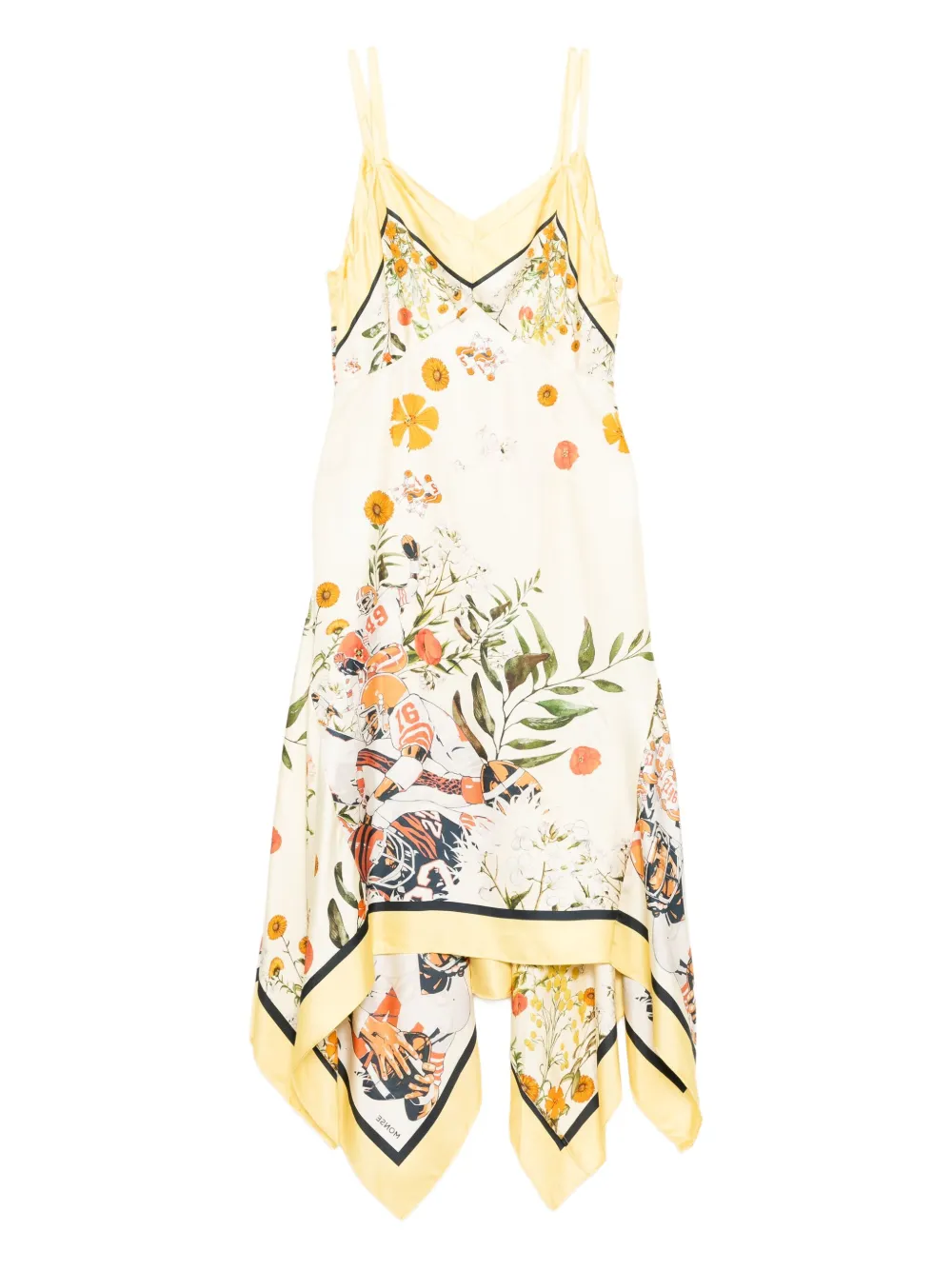 Monse Double Layer Camisole Dress In Yellow