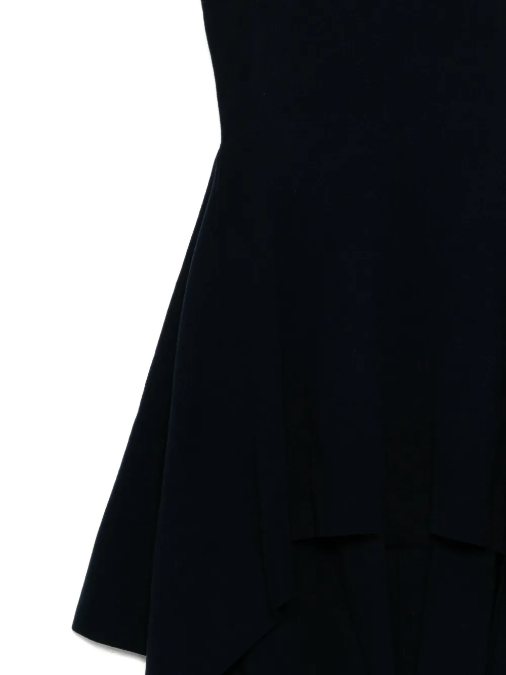 Monse Gebreide jurk met open rug Blauw