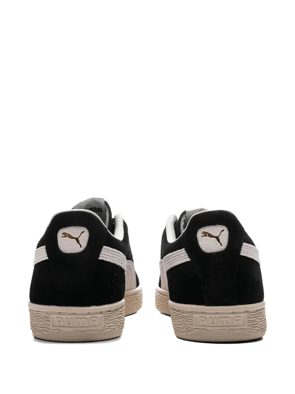 PUMA x Charles F. suede-leather low-top sneakers Black