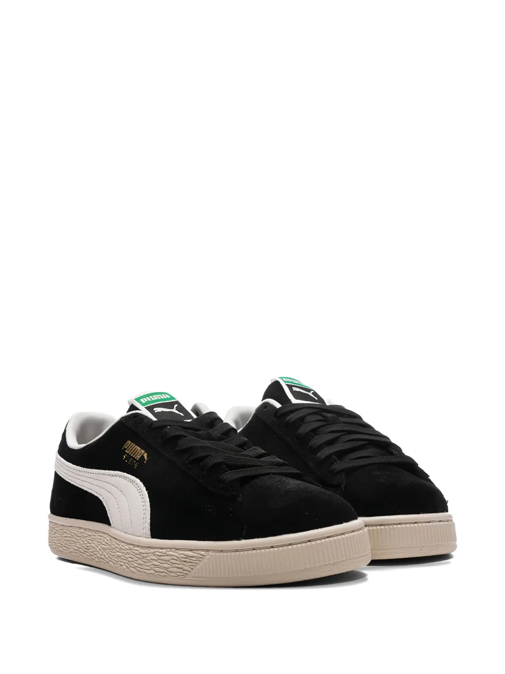 PUMA x Charles F. suede-leather low-top sneakers Black