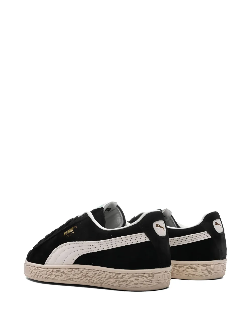 PUMA x Charles F. suede-leather low-top sneakers Black
