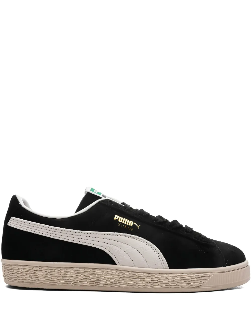 PUMA x Charles F. suede-leather low-top sneakers Black
