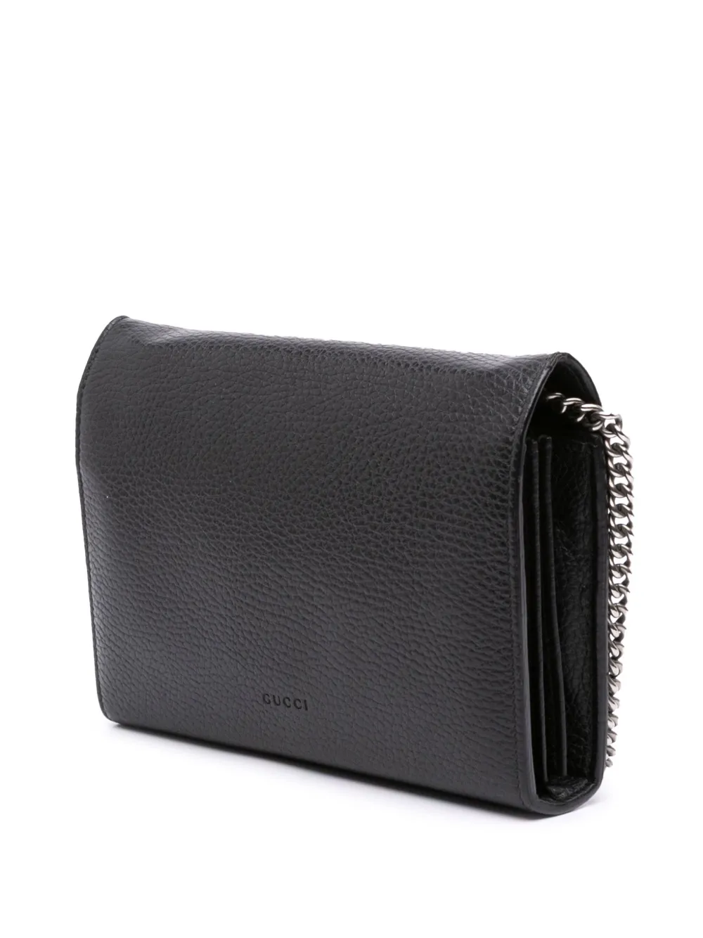 Gucci Pre-Owned 2016-2025 Mini Leather Dionysus Wallet on Chain crossbody bag - Nero
