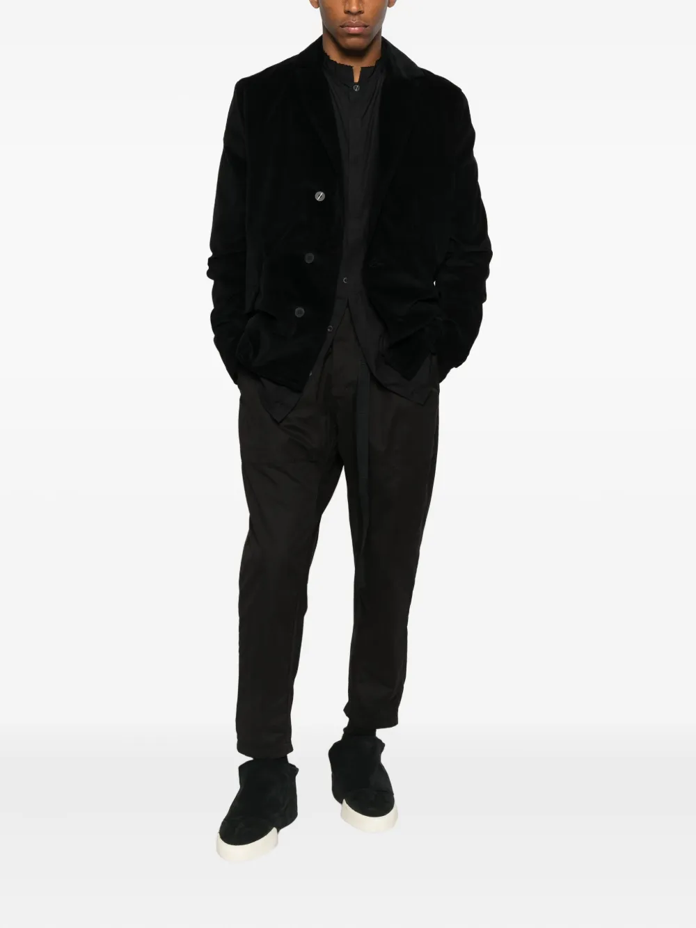 Thom Krom single-breasted velvet blazer | Blazers | Image 2