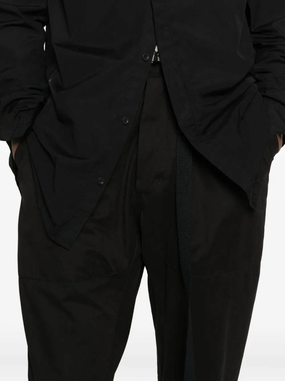 Thom Krom Broek met toelopende pijpen Zwart