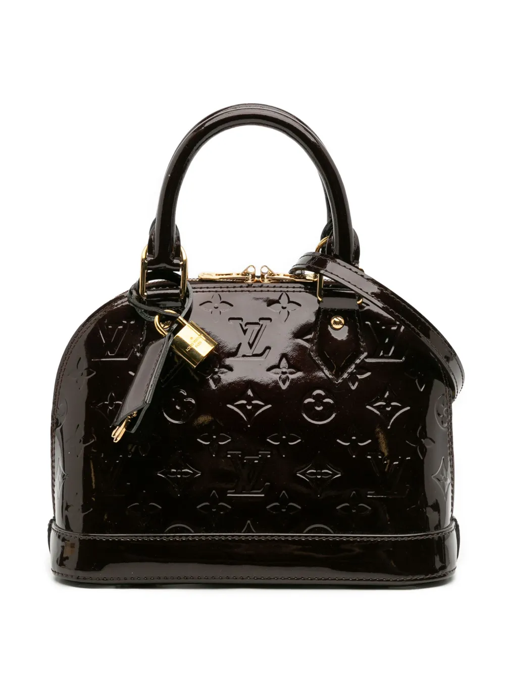 Louis Vuitton Pre-Owned 2013 Monogram Vernis Alma BB satchel - パープル Louis Vuitton Pre-Owned 2013 Monogram Vernis Alma BB satchel - パープル