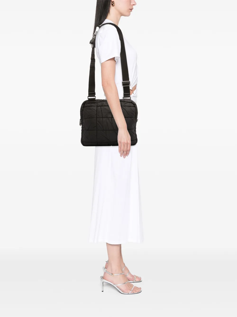 Prada Pre-Owned 2013-2025 Quilted Tessuto crossbody bag | Pre-Owned | Image 2