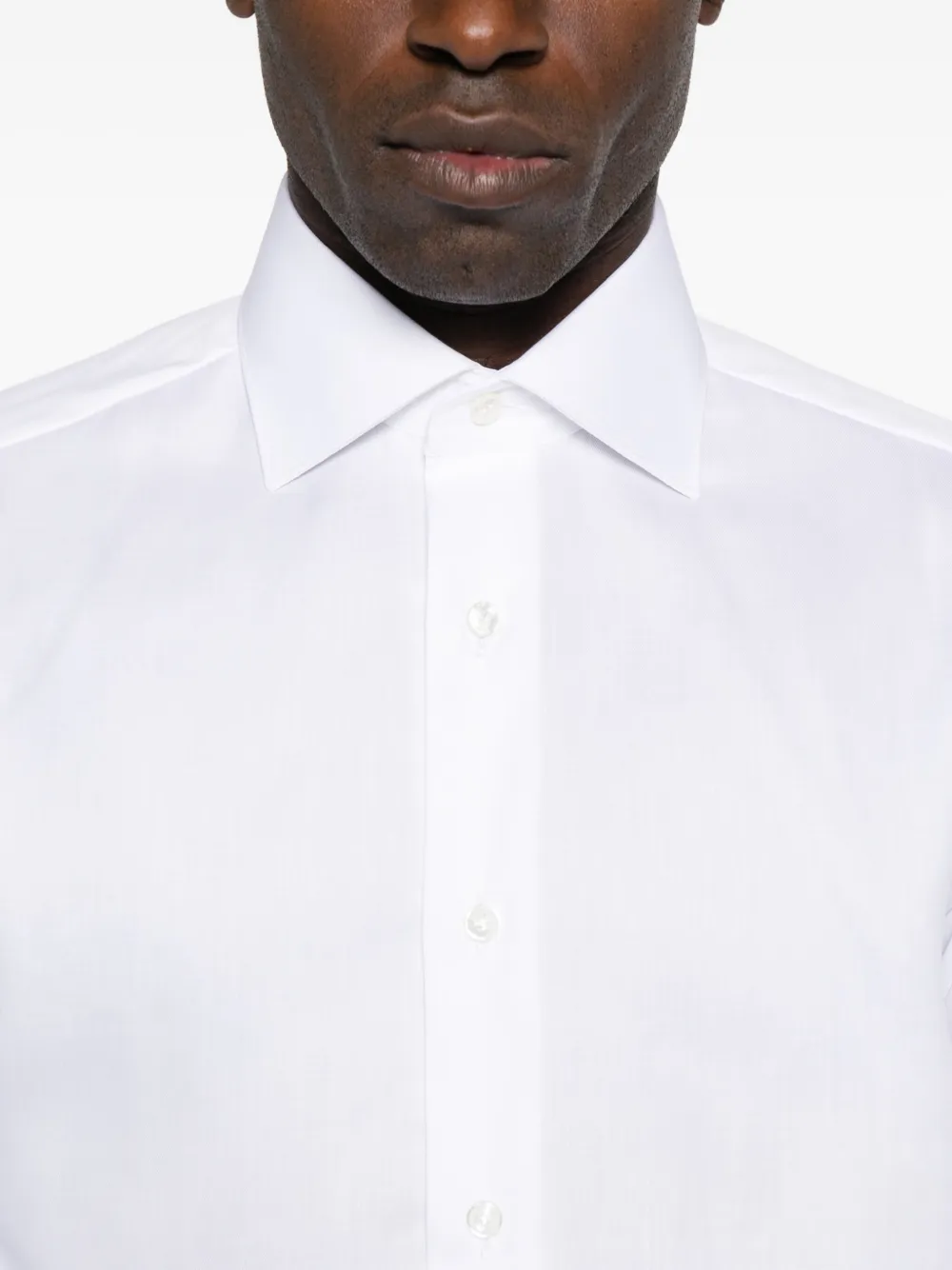 Brioni Button-up overhemd Wit