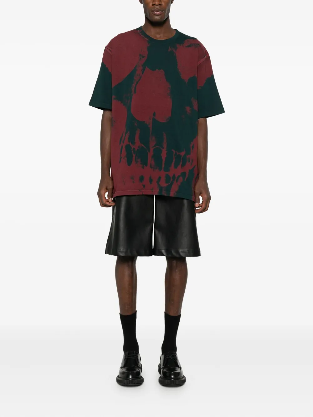 Alexander McQueen skull-print T-shirt - Grijs