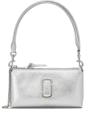 MARC JACOBS ショルダーバッグ シルバー Marc Jacobs ザ メタリック ポシェット ショルダーバッグ ミニ