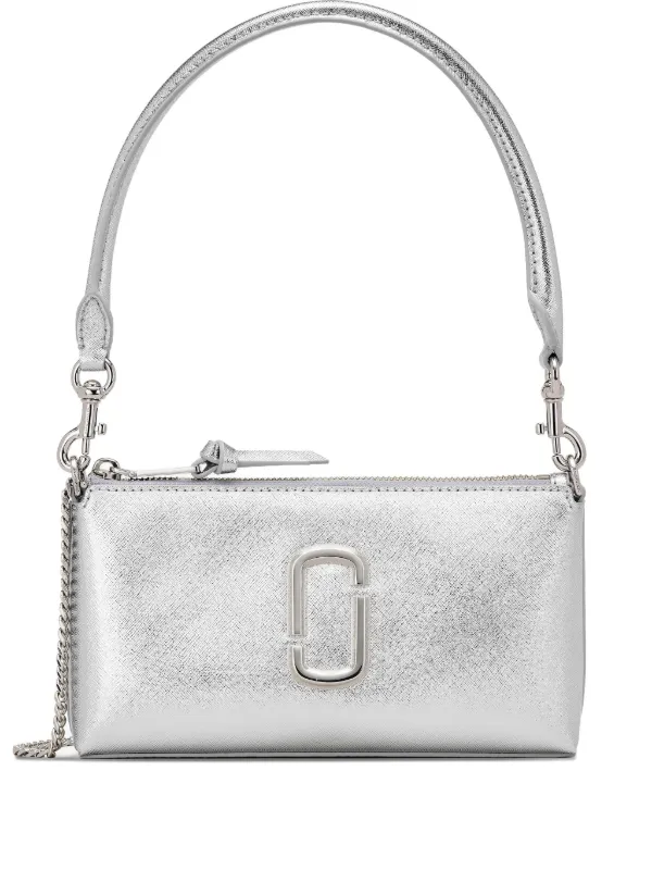 MARC JACOBS ショルダーバッグ シルバー Marc Jacobs ザ メタリック ポシェット ショルダーバッグ ミニ