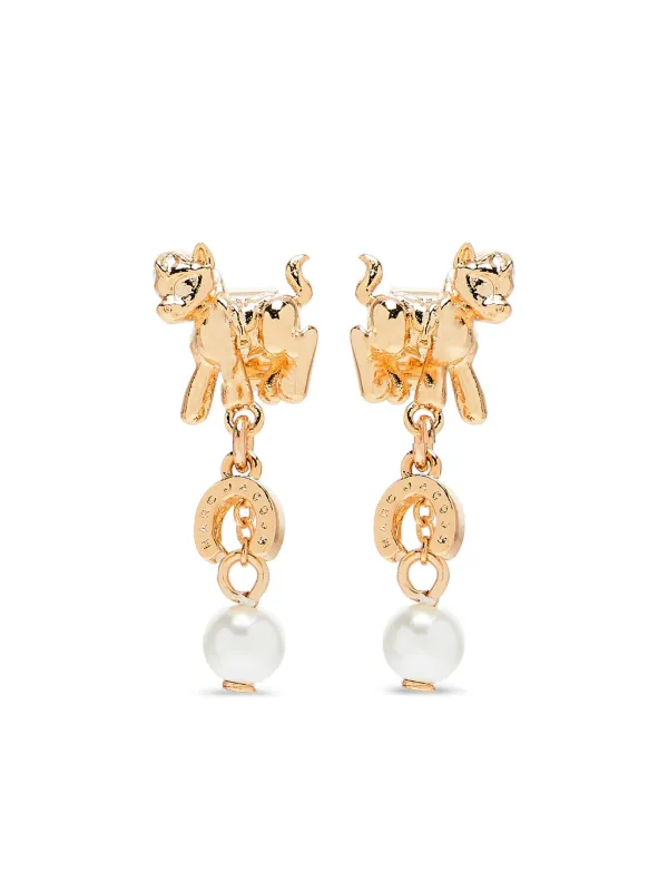 Marc Jacobs Pony チャーム ピアス | ゴールドトーン | FARFETCH JP