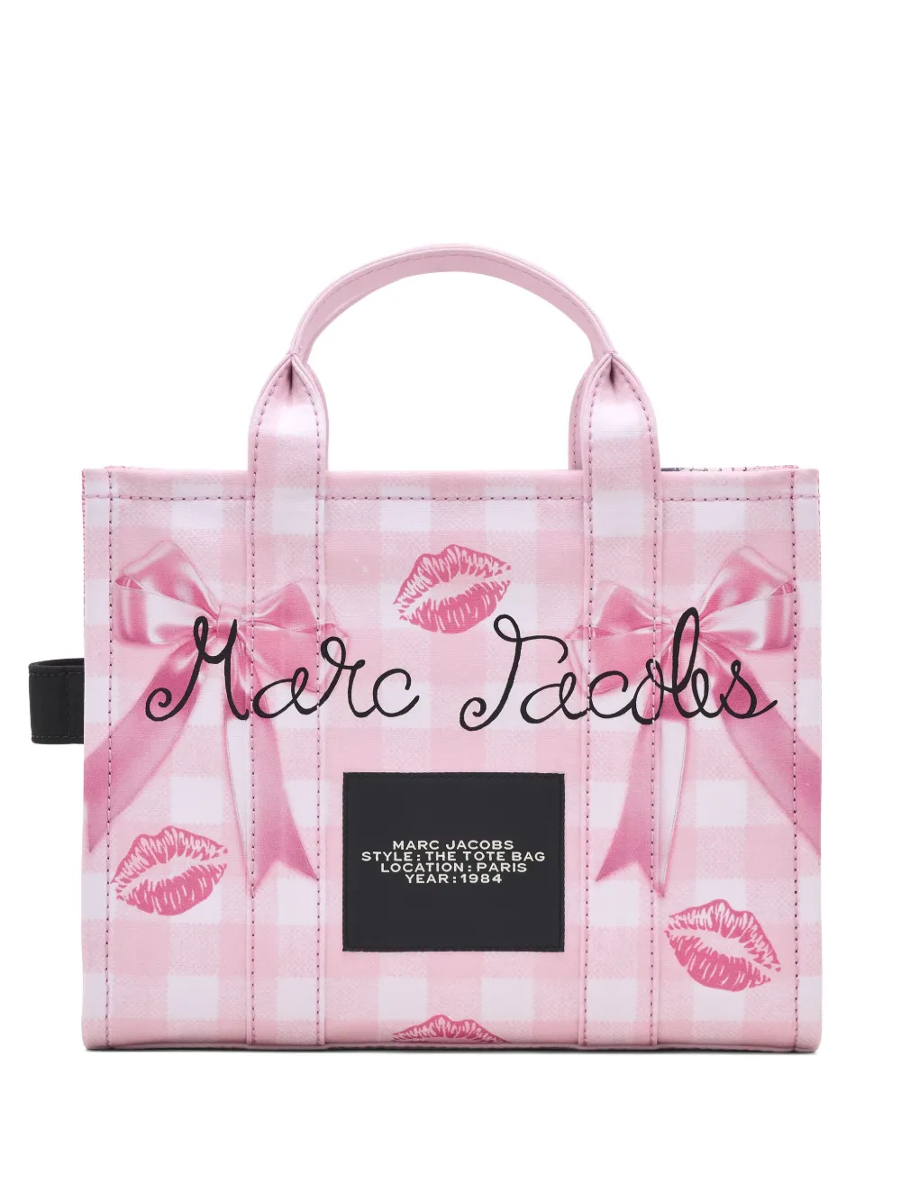 Marc Jacobs Medium Tote tas met print - Roze