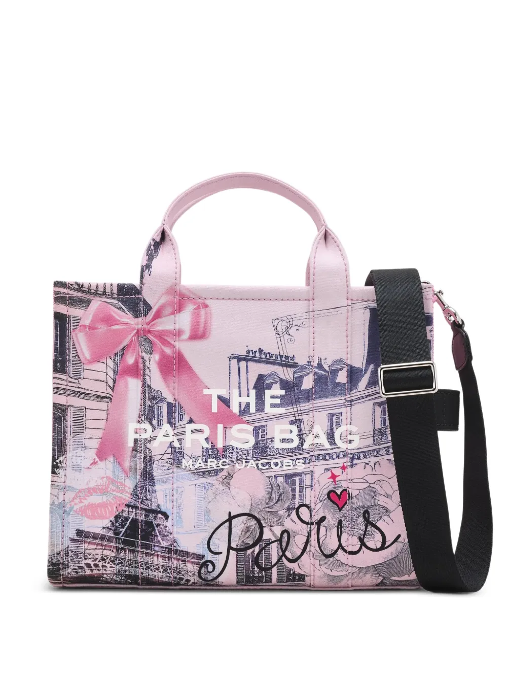 Marc Jacobs Borsa tote media con stampa - Rosa