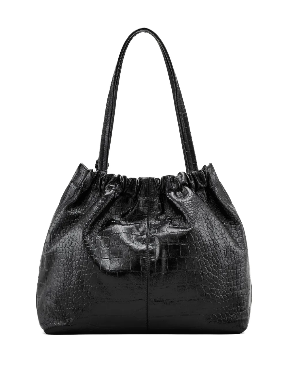 Marc Jacobs Leather Shoulder Bag With Chain And Straps In Black