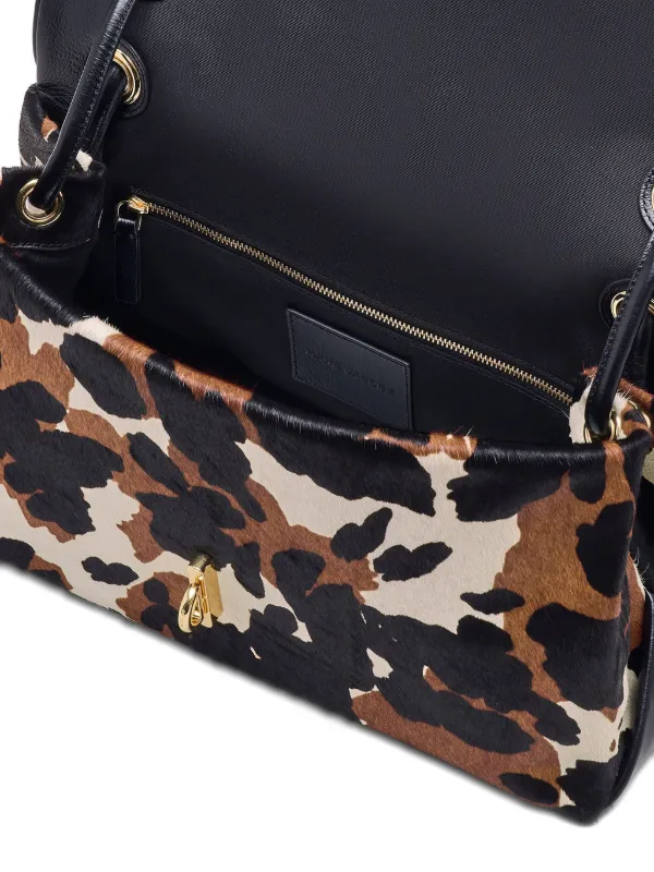 【完売品】 MARC JACOBS ザ デュアルバッグ　ヒョウ柄 Marc Jacobs Large Dual hair-calf Shoulder Bag | Brown | FARFETCH
