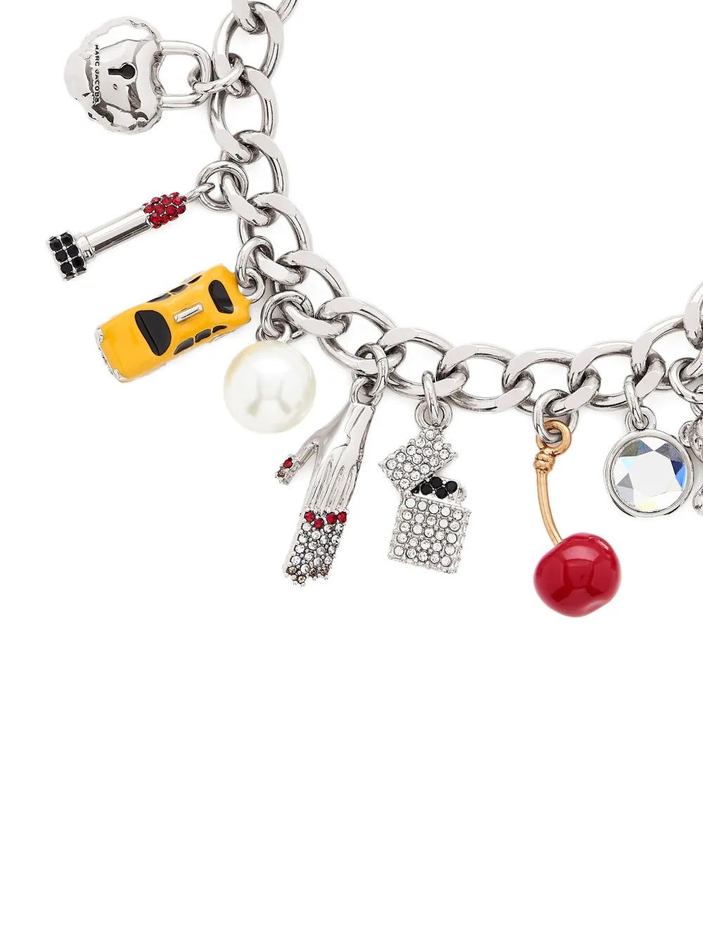 Marc Jacobs Trinket Charm Bracelet In Metallic